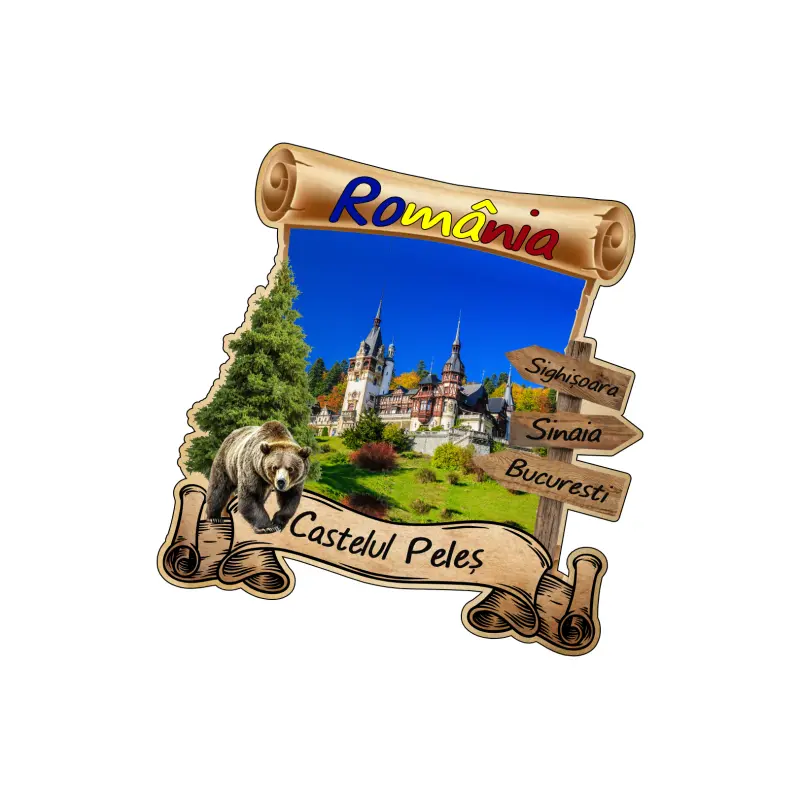 Mgs214-magnet frigider castelul pelespapirus